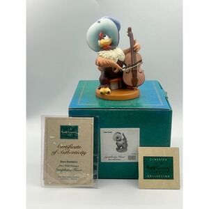 Walt Disney Classics Clara Cluck Symphony Hour Bravo Bravissimo Figurine Cert‎